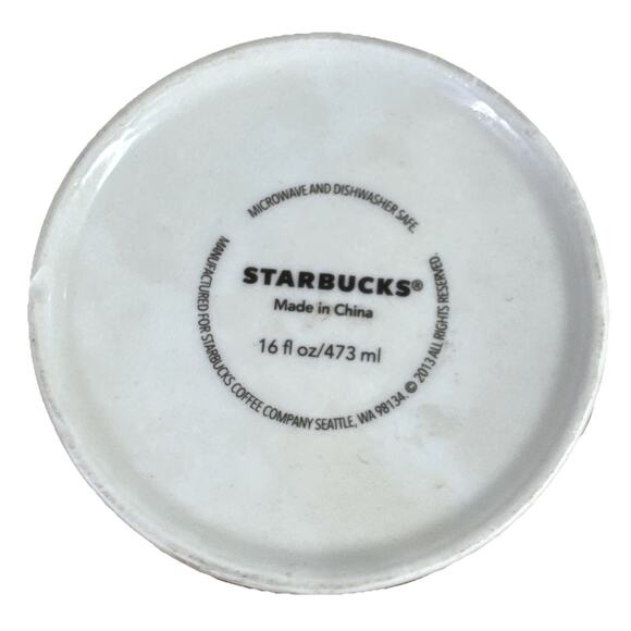 Bahrain Starbucks Coffee Mug, 2013 16 oz Global Icon - Picture 4 of 4